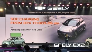 Muncul di GJAW 2025, Geely EX2 Umumkan Harga Resmi Awal 2026, Target Jualan 1.000 Unit