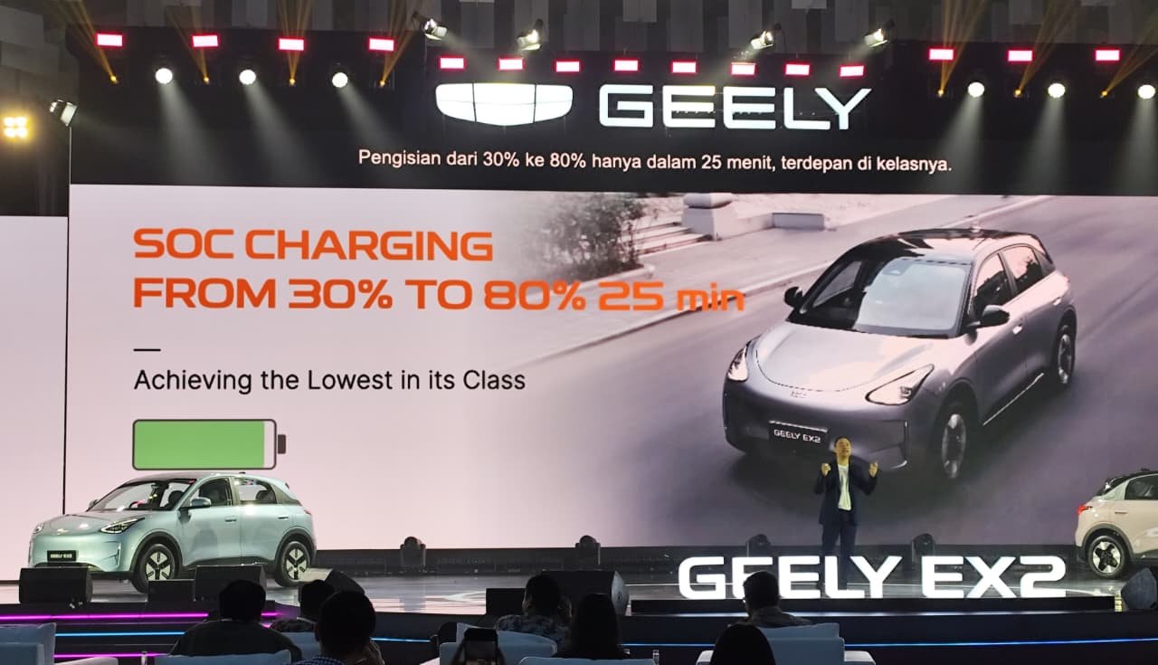 Muncul di GJAW 2025, Geely EX2 Umumkan Harga Resmi Awal 2026, Target Jualan 1.000 Unit