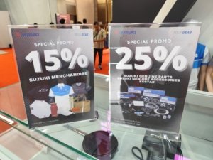 Suzuki Gelar Promo Diskon untuk Sparepart dan Merchandise di IIMS 2026